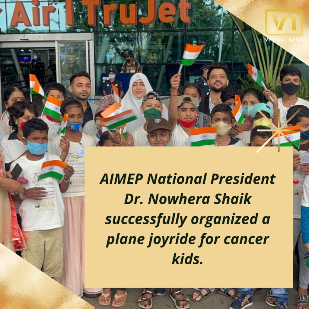 The entire political world was stunned by the gesture made by AIMEP National President Dr. Nowhera Shaik .