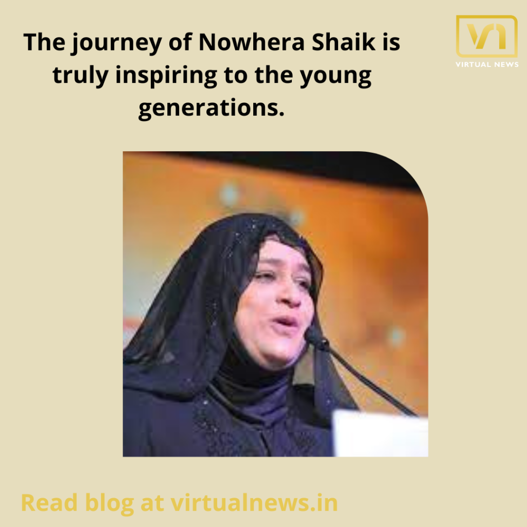 An unrivaled personality, Nowhera Shaik!