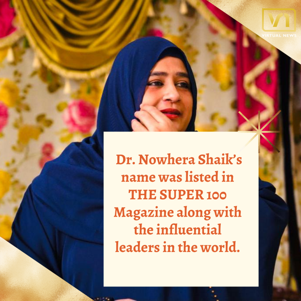 Fortune India acknowledges Dr Nowhera Shaik’s service to mankind