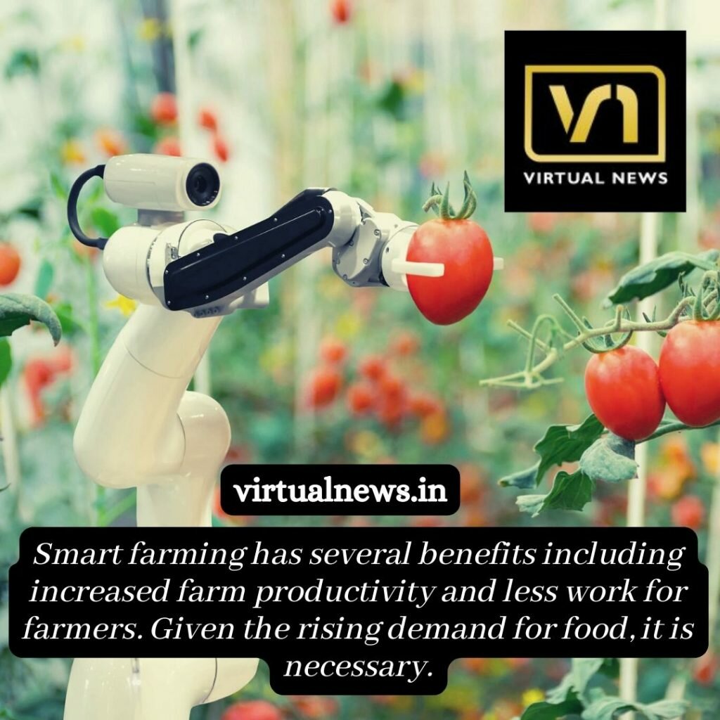 Smart farming has several benefits, including increased farm productivity and less work for farmers. Given the rising demand for food, it is necessary.